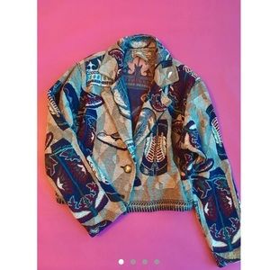 Southwest Canyon Boots Design Blazer Size L